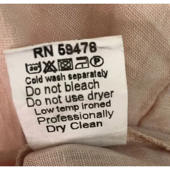 Terzo Millennio Top Womens Small 100% Linen Embroidered Hem Oversized Lagenlook - Picture 6 of 8